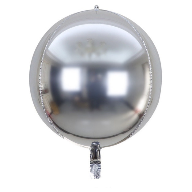 18吋4D立體圓球-銀色