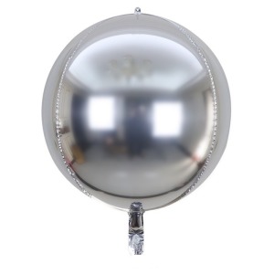 18吋4D立體圓球-銀色