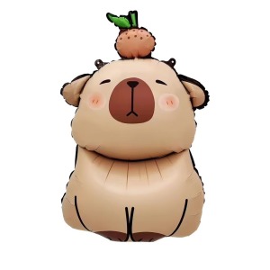 78cm 卡皮巴拉頭頂橘子