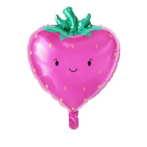 61cm 開心蔬菜系列鋁箔氣球-粉嫩草莓