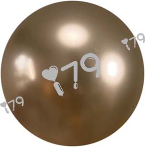 12吋圓形-金屬香檳金J05( 星牌 )