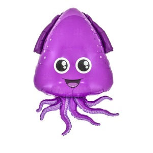 79cm 海洋系列鋁箔球-中卷透抽