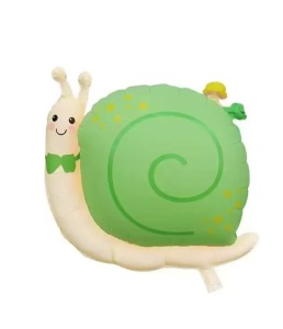 61cm 動物系列鋁箔球-綠色蝸牛 