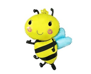 90cm 動物系列鋁箔氣球-蜜蜂女王