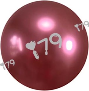 5吋圓形-金屬紅色J01(星牌)Ｍetallic red