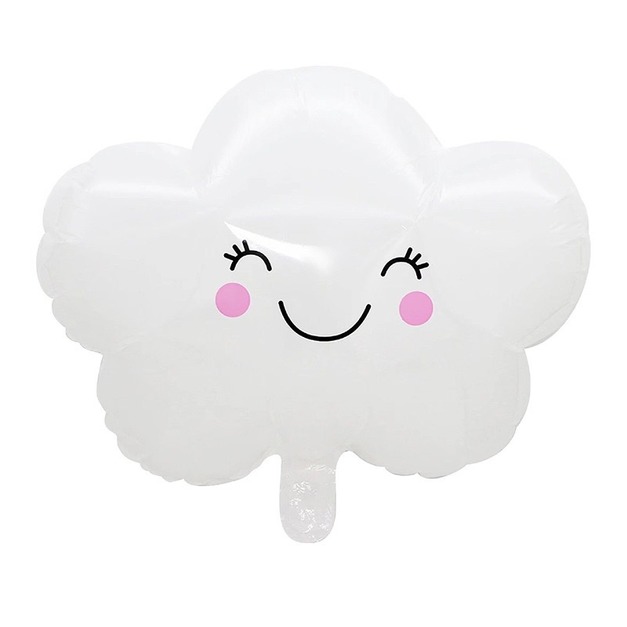 45cm白雲微笑朵鋁箔氣球