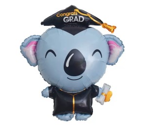 70cm 畢業系列鋁箔氣球-畢業無尾熊