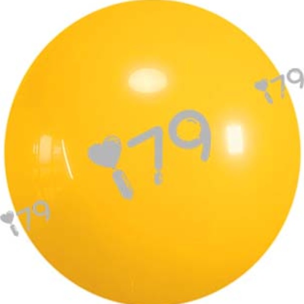 10吋圓形-標準檸檬黃Y18(星牌)Lemon yellow