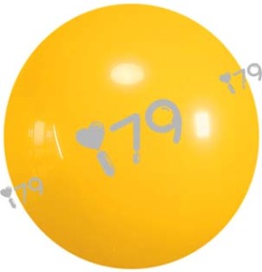 10吋圓形-標準檸檬黃Y18(星牌)Lemon yellow