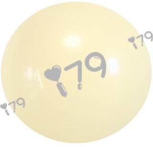 10吋圓形-標準象牙白色Y20(星牌)lemon chiffon