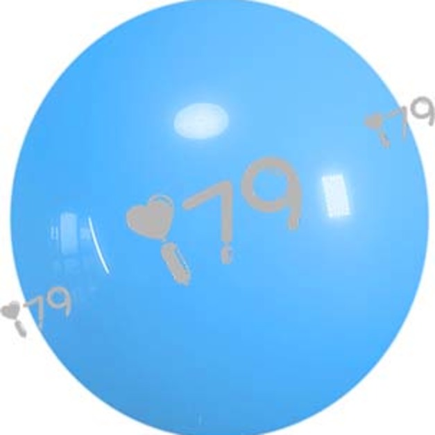 10吋圓形-標準淺藍色Y17(星牌)Light blue