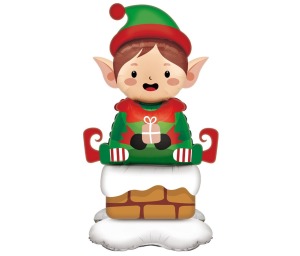 120cm聖誕節 精靈爬煙囪