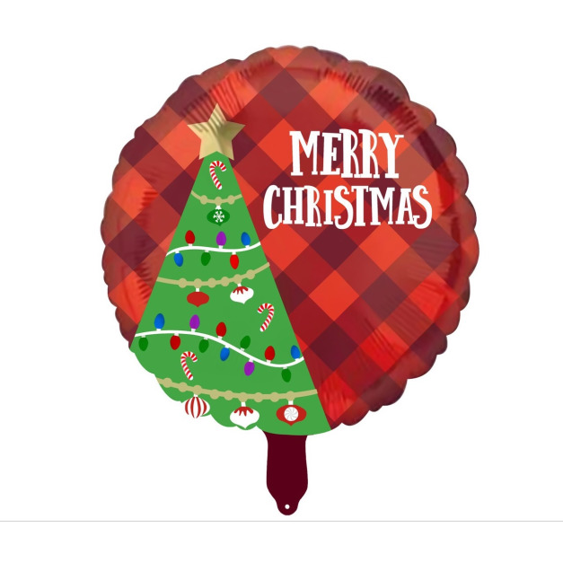 45cm聖誕節 滿紅格&樹