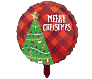 45cm聖誕節 滿紅格&樹