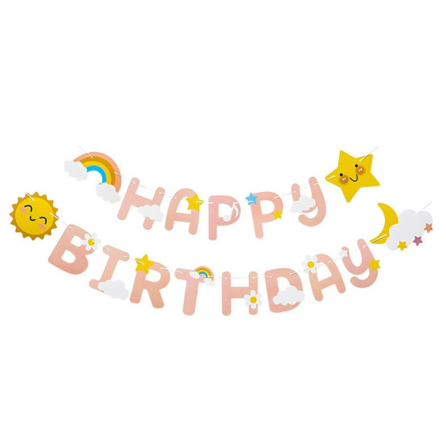 【派對佈置】150cm太陽生日掛旗