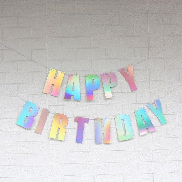 【派對佈置】3米閃星款生日快樂