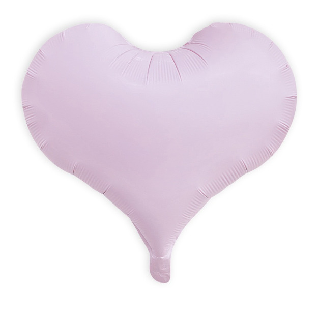 20吋愛心鋁箔球-慕光粉