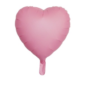 18吋愛心鋁箔球-慕光粉