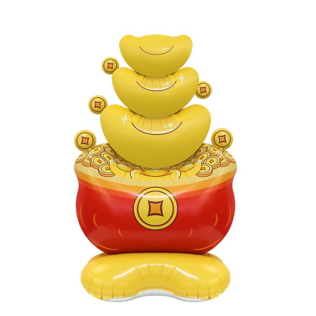 155cm新年站立 金銀滿盆