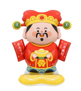 62cm新年節 站立立體八方旗財神