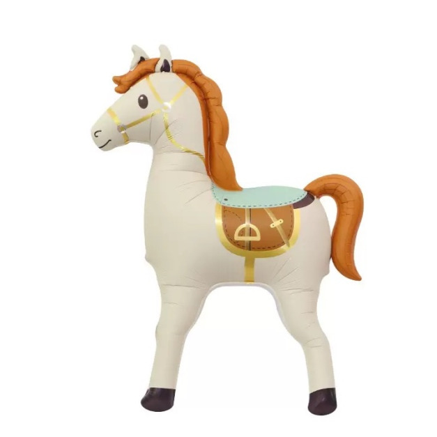 148cm新年站立 駿馬(奶油/咖啡)