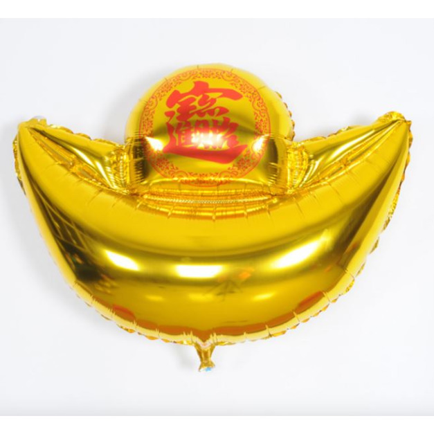 75cm 新年節 中金元寶鋁箔球