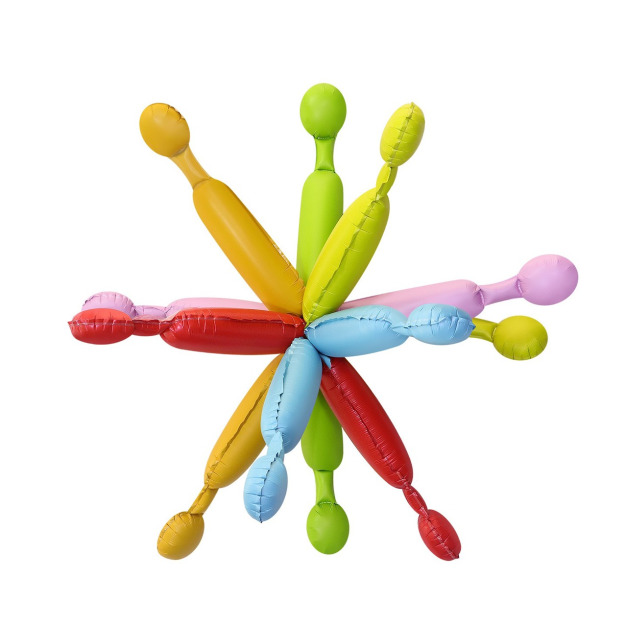 光芒鋁箔球-彩色煙火(12組捆)