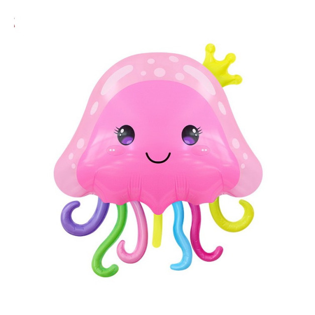 59cm 海洋系列鋁箔球-小水母 粉色/藍色