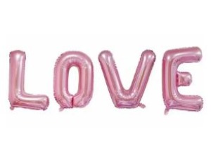 80cm字母套組LOVE-粉