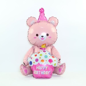 3D立體組裝蛋糕粉熊