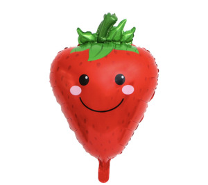 71cm 開心蔬菜系列鋁箔氣球-草莓
