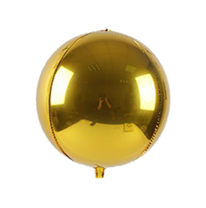 10吋4D立體圓球-金色/銀色