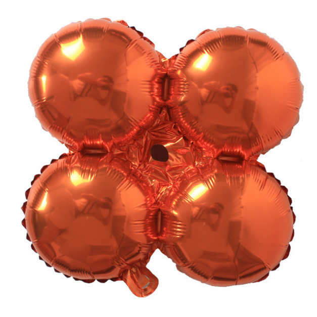 16吋四輪圓形-橘黃色