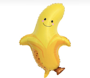 70cm 開心蔬菜系列鋁箔氣球-香蕉