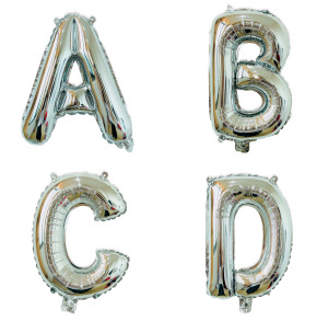 16吋銀色字母球-A.B.C.D
