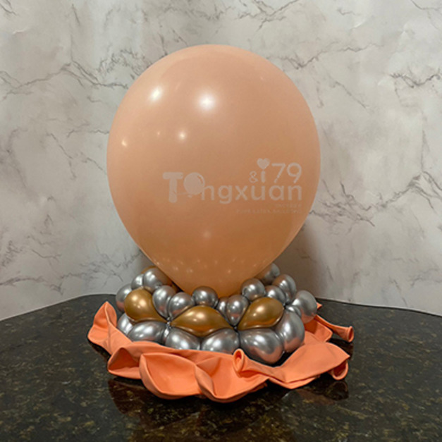 10吋圓形-標準面/蜜桃色SO2 ( T牌 )peach