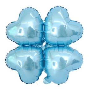 16吋四輪愛心-淺藍