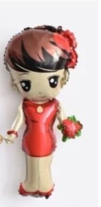 83cm 旗袍女人鋁箔組《限量優惠》