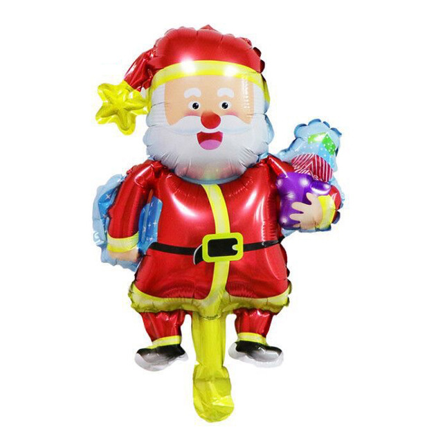 14吋 小造型鋁箔-聖誕節 聖誕老公公
