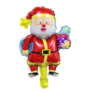 14吋 小造型鋁箔-聖誕節 聖誕老公公