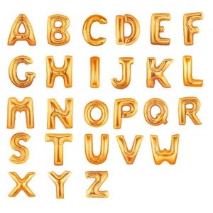 40吋 字母/數字 任選十顆