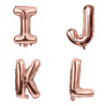 16吋玫瑰金字母球-I.J.K.L