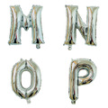 16吋銀色字母球-M.N.O.P