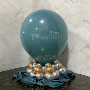 10吋圓形-標準面/海藍色SB4 ( T牌 )Aquamrine