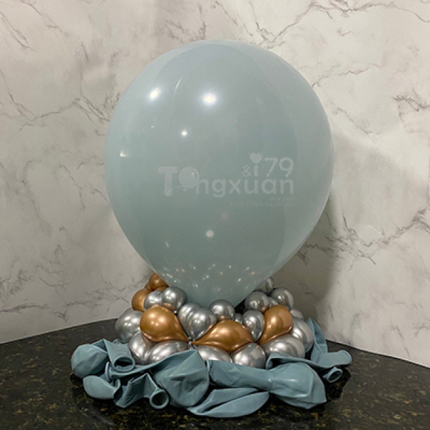 10吋圓形-標準面/冰絲霧藍色SB13 ( T牌 )IceBlue