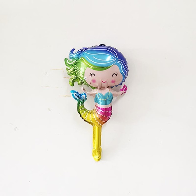 14吋 小造型鋁箔-海洋美人魚彩兒