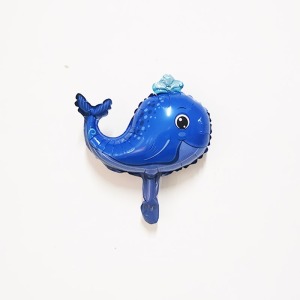 14吋 小造型鋁箔-海洋燈鯨魚