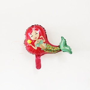 14吋 小造型鋁箔-海洋美人魚虹奇兒