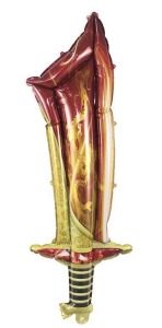 102cm閃亮寶劍氣球-棕色