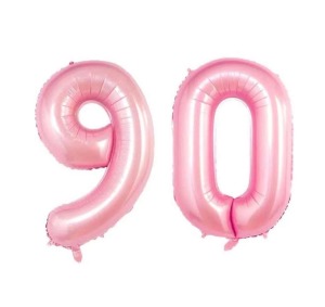 40吋粉色數字球-9.0